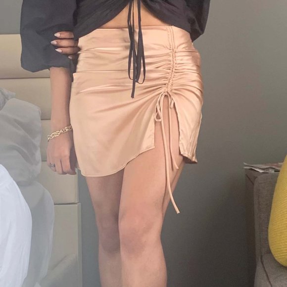 Gold Ei8th Hour Skirt - Picture 3 of 4